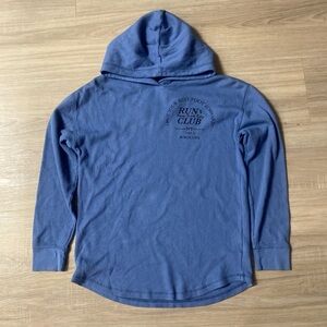 Old Navy Men's Blue Hoodie with Graphic